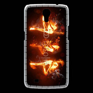 Coque Samsung Galaxy Mega Danseuse feu