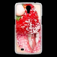 Coque Samsung Galaxy Mega Fraise et bouche