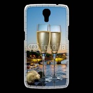 Coque Samsung Galaxy Mega Amour au champagne