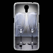 Coque Samsung Galaxy Mega Coupe de champagne lesbienne