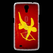 Coque Samsung Galaxy Mega Cupidon sur fond rouge