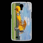 Coque Samsung Galaxy Mega Avio Biplan jaune