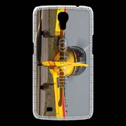 Coque Samsung Galaxy Mega Cap 10 jaune sur taxiway