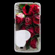 Coque Samsung Galaxy Mega Bouquet de rose