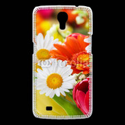 Coque Samsung Galaxy Mega Fleurs des champs multicouleurs