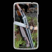 Coque Samsung Galaxy Mega Fusil de chasse et couteau 2