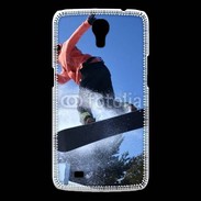 Coque Samsung Galaxy Mega Saut en Snowboard