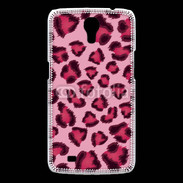 Coque Samsung Galaxy Mega Léopard rose