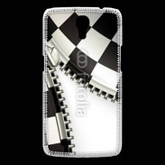 Coque Samsung Galaxy Mega Zipper course
