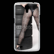 Coque Samsung Galaxy Mega Jantes et escarpins 2