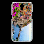 Coque Samsung Galaxy Mega Cote italienne fleurie