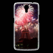 Coque Samsung Galaxy Mega Feux d'artifice Tour Eiffel