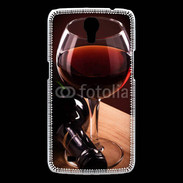 Coque Samsung Galaxy Mega Verre de vin rouge