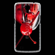 Coque Samsung Galaxy Mega Cocktail cerise 10