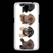 Coque Samsung Galaxy Mega Alignement de petits chiens