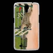 Coque Samsung Galaxy Mega Agility Golden retriever