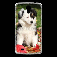 Coque Samsung Galaxy Mega Adorable chiot Border collie