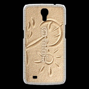 Coque Samsung Galaxy Mega Soleil et sable sur la plage