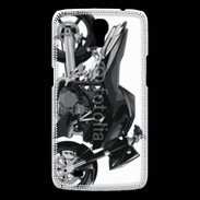 Coque Samsung Galaxy Mega Tuning moto noire