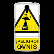 Coque Samsung Galaxy Mega Warning Ovni