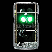 Coque Samsung Galaxy Mega Œil vert Alien