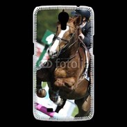 Coque Samsung Galaxy Mega Saut d'obstacle Equitation