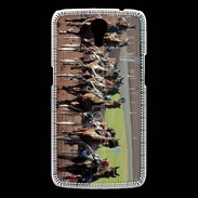 Coque Samsung Galaxy Mega Arrivée de course de trot en sulky