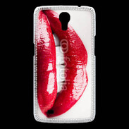 Coque Samsung Galaxy Mega Bouche sexy gloss rouge