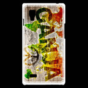 Coque LG Optimus L9 Rasta Ganja