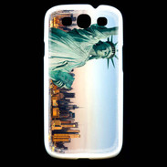 Coque Samsung Galaxy S3 Statue de la liberté et ville de New York 15