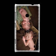 Coque Nokia Lumia 520 Jumeaux dormant dans des caisses