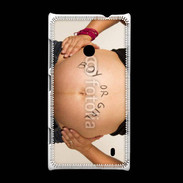 Coque Nokia Lumia 520 Femme enceinte ventre 