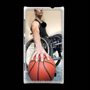 Coque Nokia Lumia 520 Joueur de basket en fauteuil