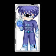 Coque Nokia Lumia 520 Chibi style illustration of a superhero