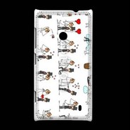 Coque Nokia Lumia 520 Bande dessinée de mariés