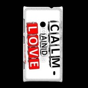 Coque Nokia Lumia 520 Keep calm et love me