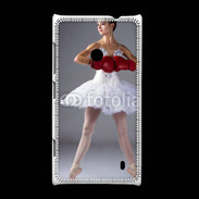 Coque Nokia Lumia 520 Danseuse classique avec gants de boxe