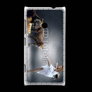 Coque Nokia Lumia 520 Danseuse avec tigre
