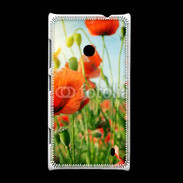 Coque Nokia Lumia 520 Champs de coquelicots