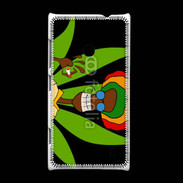 Coque Nokia Lumia 520 Portrait abstrait de Rasta