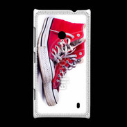 Coque Nokia Lumia 520 Chaussure Converse rouge