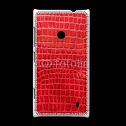 Coque Nokia Lumia 520 Effet crocodile rouge