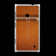 Coque Nokia Lumia 520 Effet cuir avec zippe