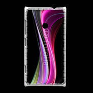 Coque Nokia Lumia 520 Abstract multicolor sur fond noir