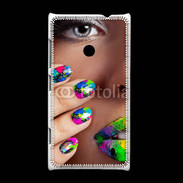 Coque Nokia Lumia 520 Bouche et ongles multicouleurs 5