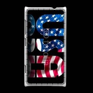 Coque Nokia Lumia 520 Logo USA 5
