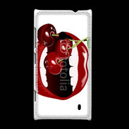 Coque Nokia Lumia 520 Cerise et bouche