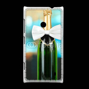 Coque Nokia Lumia 520 Bouteille de champagne avec noeud