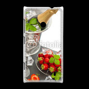 Coque Nokia Lumia 520 Champagne et fraises