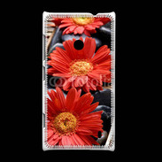 Coque Nokia Lumia 520 Fleurs Zen rouge 10